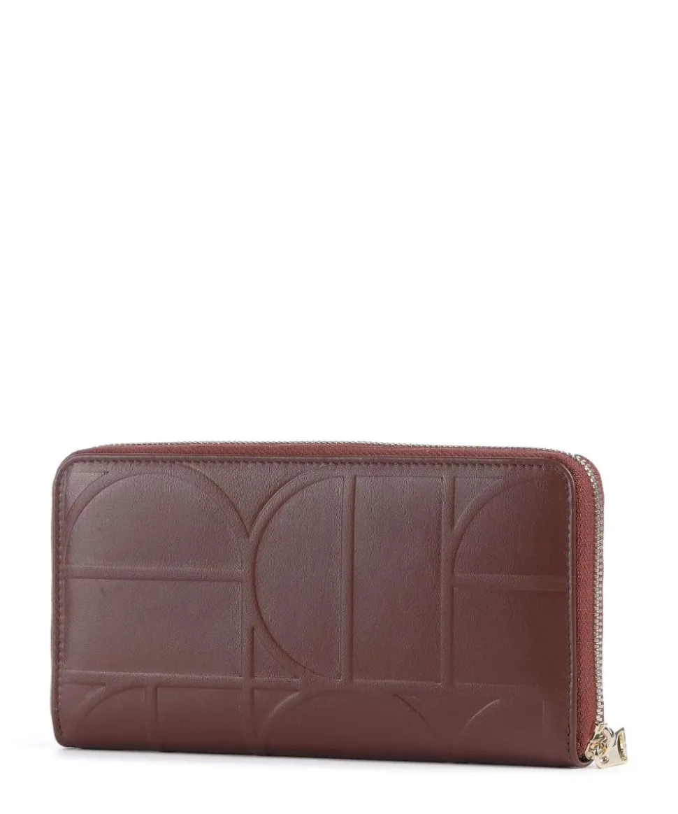 Up! RFID Geldbörse fein genarbtes Leder braun