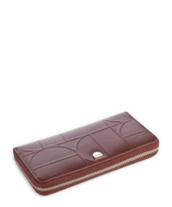 Up! RFID Geldbörse fein genarbtes Leder braun