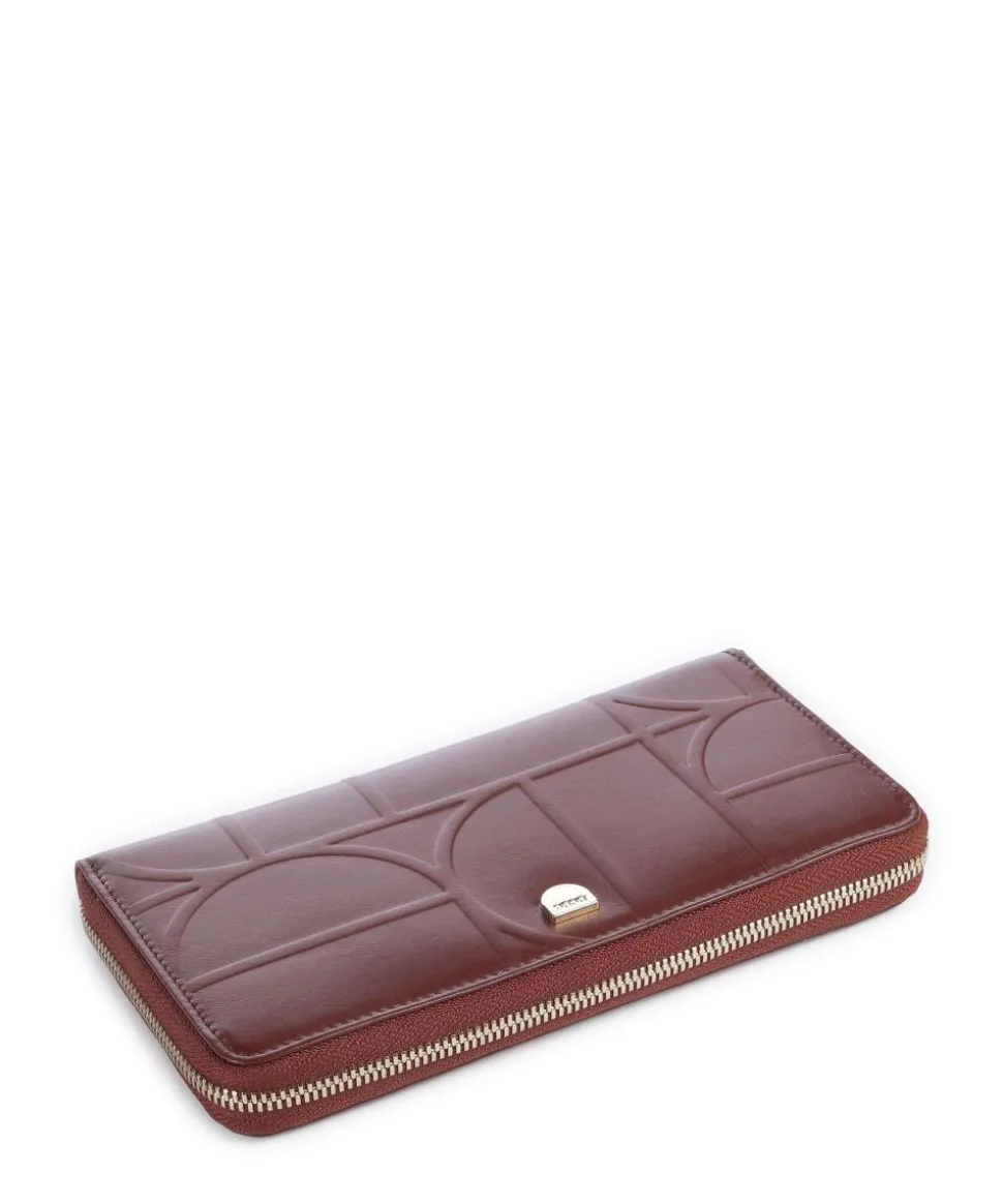 Up! RFID Geldbörse fein genarbtes Leder braun