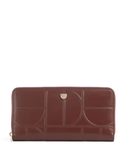 Up! RFID Geldbörse fein genarbtes Leder braun