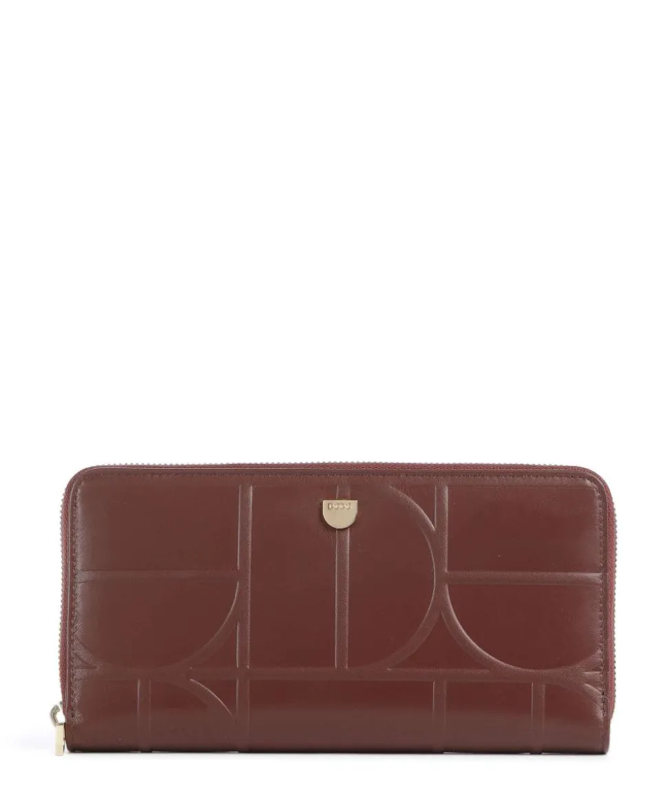 Up! RFID Geldbörse fein genarbtes Leder braun