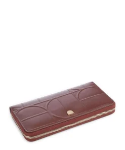 Up! RFID Geldbörse fein genarbtes Leder braun