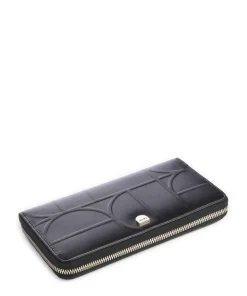 Up! RFID Geldbörse fein genarbtes Leder schwarz