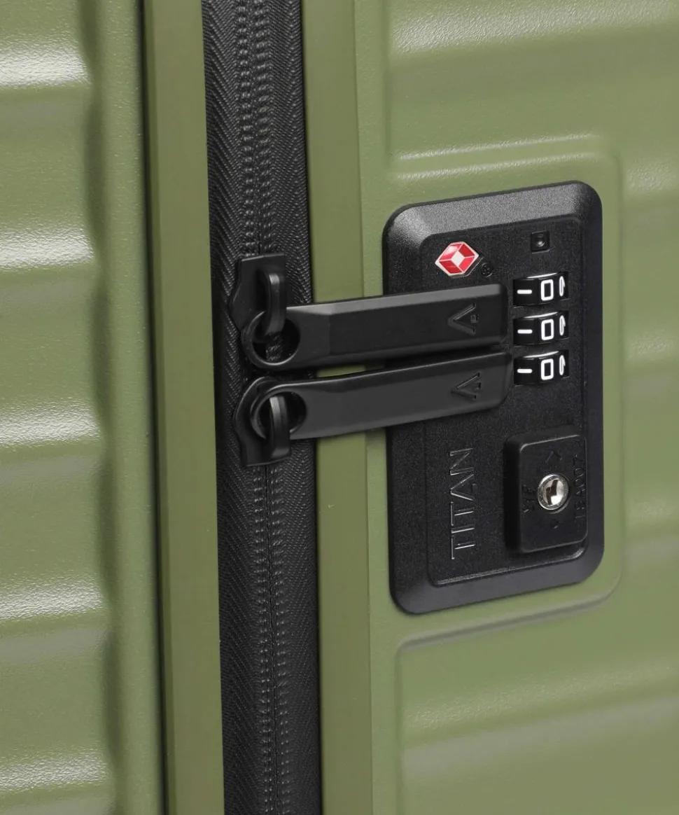 Upgrade 4-Rollen Trolley olivgrün 55 cm