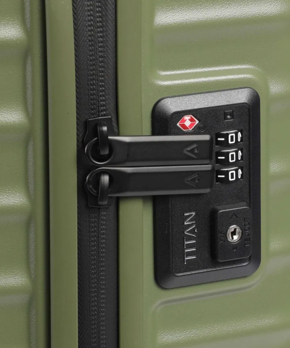 Upgrade 4-Rollen Trolley olivgrün 55 cm