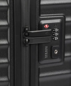 Upgrade 4-Rollen Trolley schwarz 55 cm