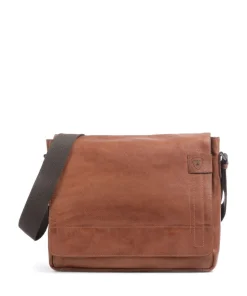 Upminster Aktentasche 15″ fein genarbtes Leder cognac