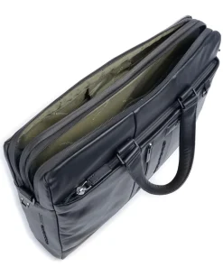 Urban Aktentasche 15″ genarbtes Rindsleder navy