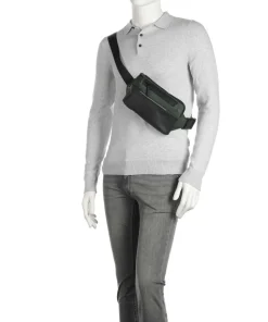 Urban Eco Gürteltasche recyceltes Polyester, Polyurethane dunkelgrün