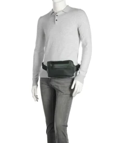 Urban Eco Gürteltasche recyceltes Polyester, Polyurethane dunkelgrün