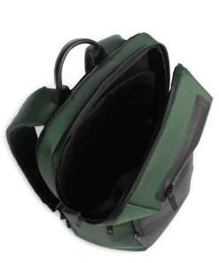 Urban Eco S Laptop-Rucksack 13″ Polyurethane, recyceltes Polyester grün/schwarz