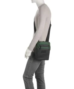 Urban Eco S Umhängetasche recyceltes Polyester, Polyurethane grün/schwarz