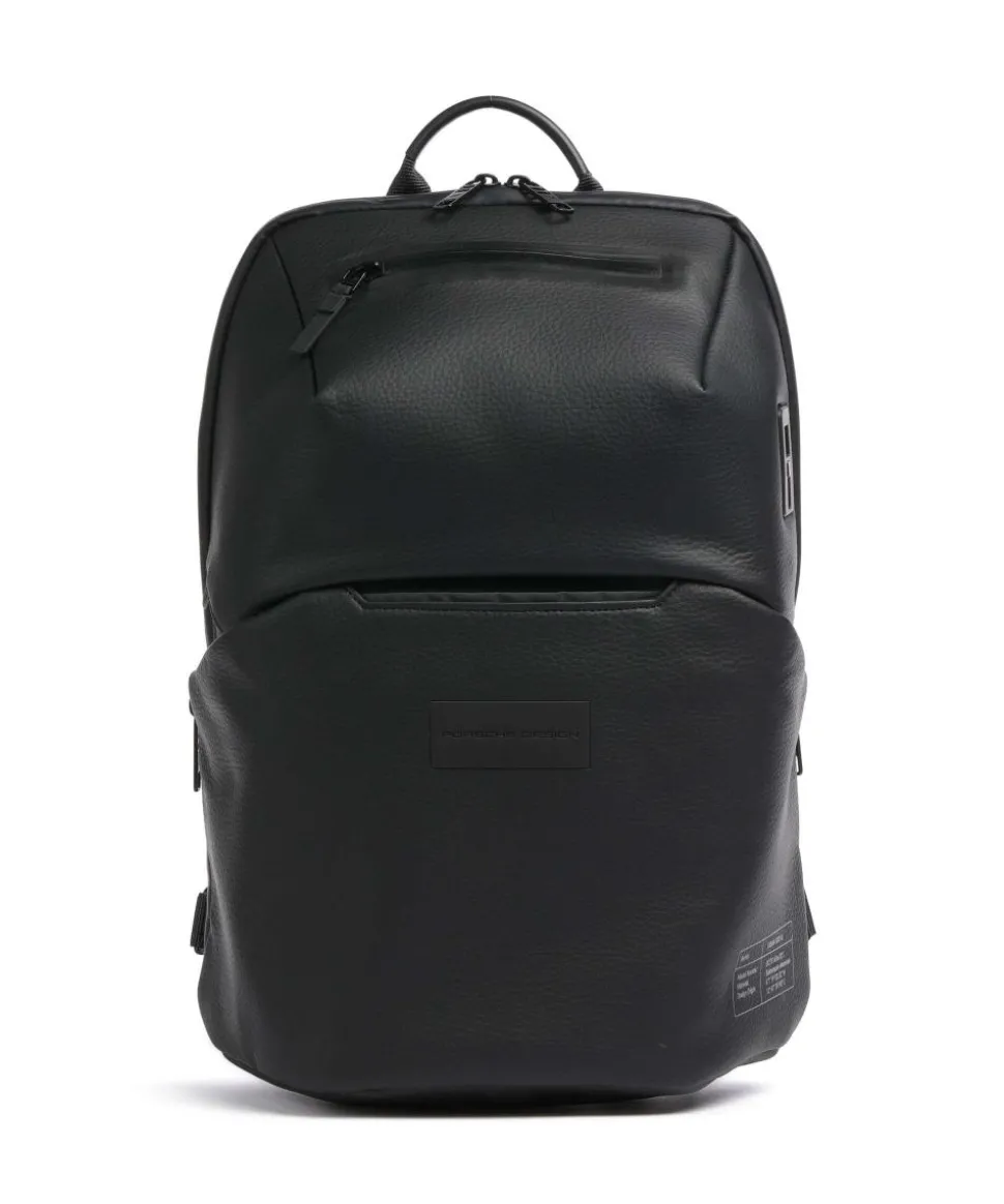 Urban Eco XS Rucksack 13″ recyceltes Leder schwarz