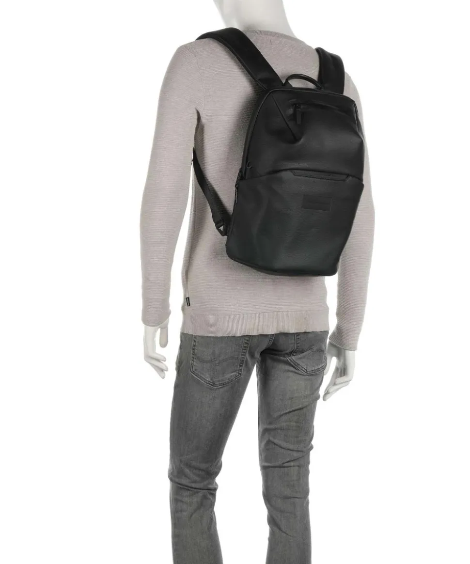 Urban Eco XS Rucksack 13″ recyceltes Leder schwarz