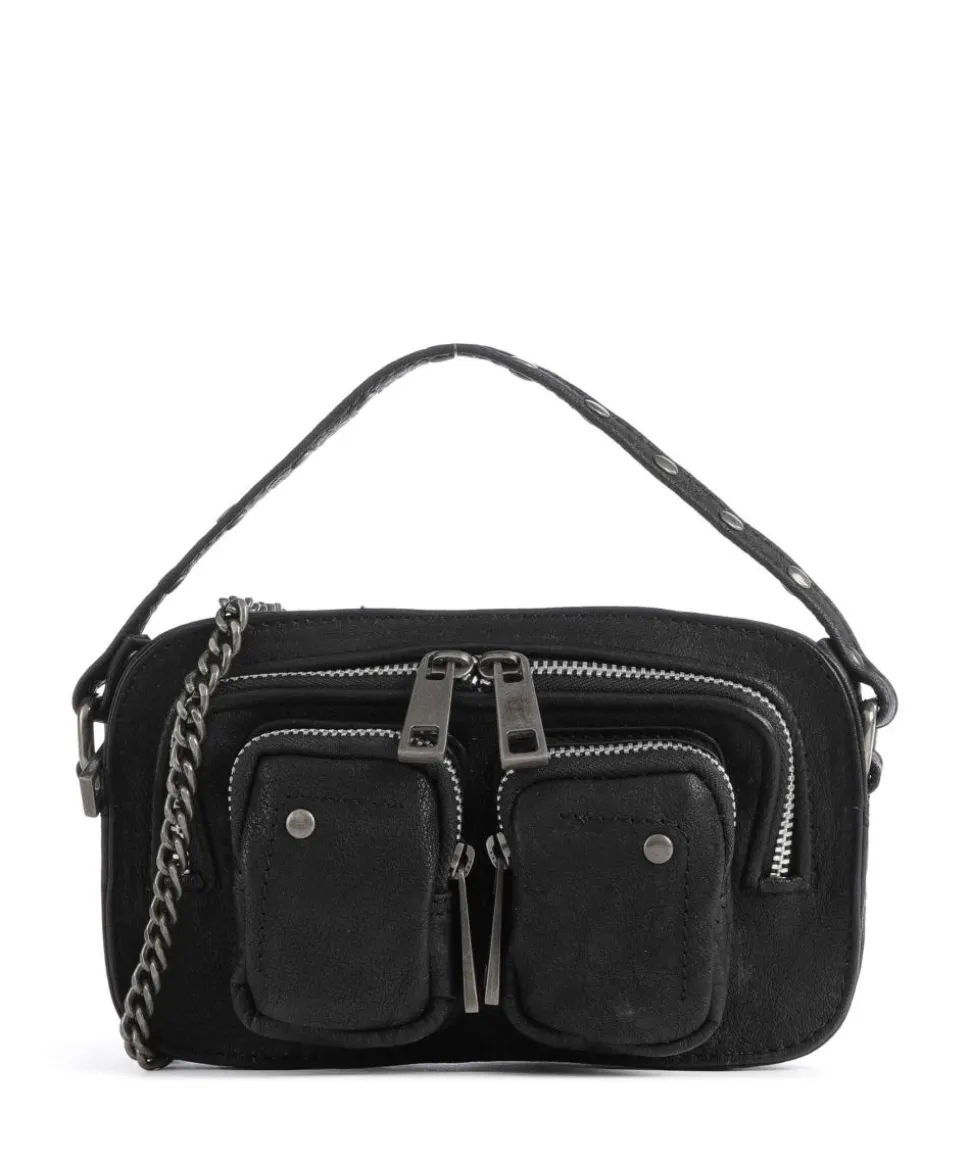 Urban Helena Umhängetasche fein genarbtes Leder schwarz