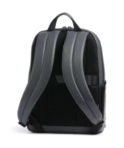 Urban Laptop-Rucksack 13″ fein genarbtes Rindsleder grau