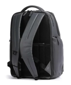 Urban LED Laptop-Rucksack 15″ Leder grau