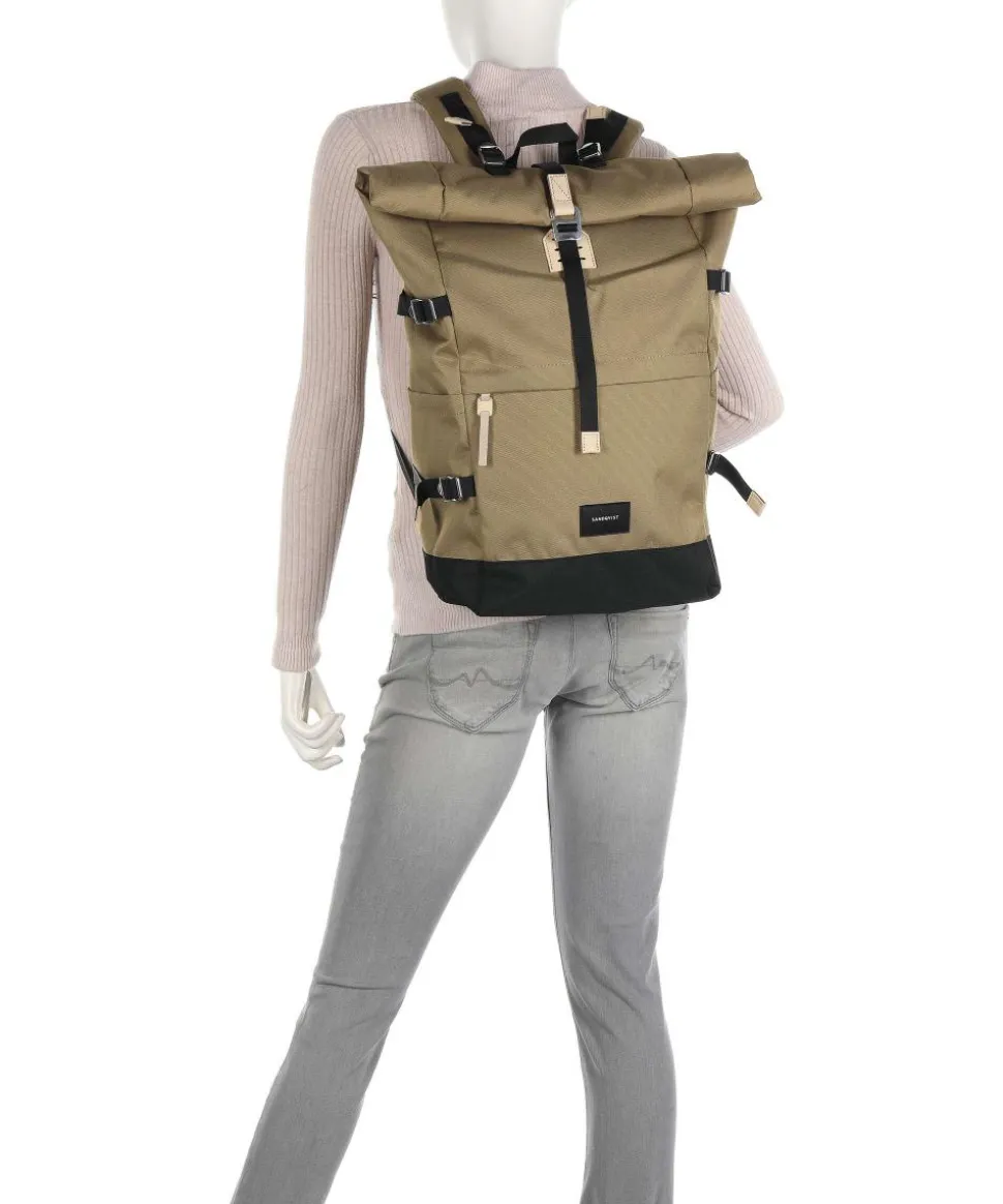 Urban Outdoor Bernt Rucksack 13″ recyceltes Ripstop-Polyester schwarz/blau