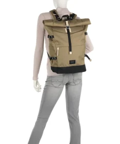 Urban Outdoor Bernt Rucksack 13″ recyceltes Ripstop-Polyester schwarz/grau