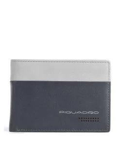 Urban RFID Geldbörse fein genarbtes Rindsleder grau/schwarz