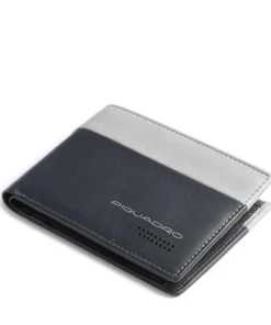 Urban RFID Geldbörse fein genarbtes Rindsleder grau/schwarz