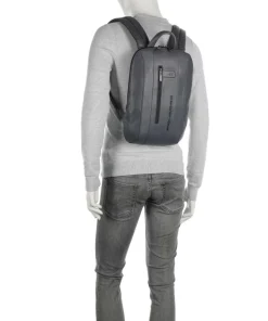 Urban RFID Laptop-Rucksack 13″ Leder grau