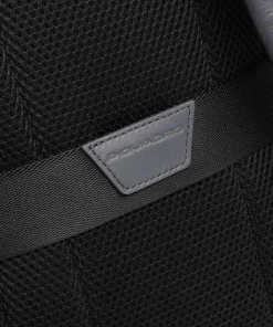 Urban RFID Laptop-Rucksack 13″ Leder grau