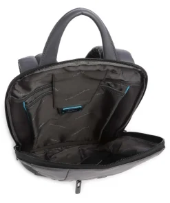 Urban RFID Laptop-Rucksack 13″ Leder grau