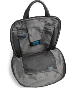 Urban RFID Laptop-Rucksack 13″ Leder schwarz