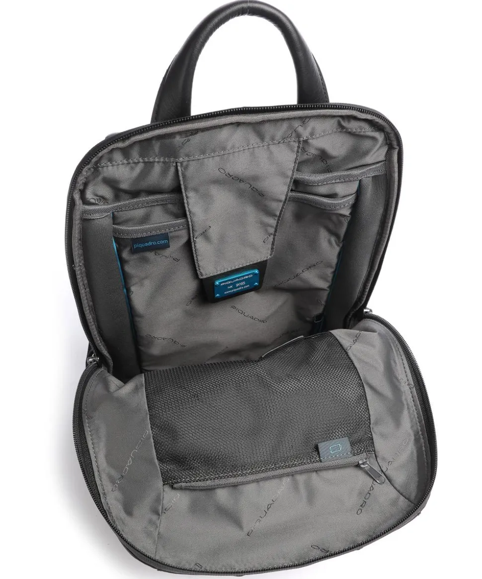 Urban RFID Laptop-Rucksack 13″ Leder schwarz