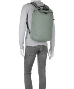 Urban Rolltop Rucksack 16″ recyceltes Polyester graugrün