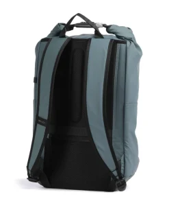 Urban Rolltop Rucksack 16″ recyceltes Polyester blaugrau