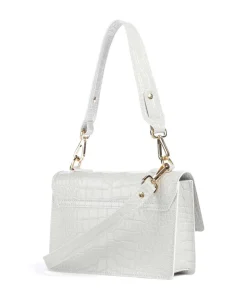 Ursy Schultertasche geprägtes Kalbsleder elfenbein