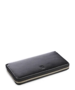 Ustica RFID Geldbörse fein genarbtes Kalbsleder schwarz