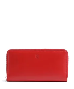 Ustica RFID Geldbörse fein genarbtes Kalbsleder rot