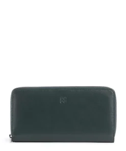 Ustica RFID Geldbörse fein genarbtes Kalbsleder dunkelgrün