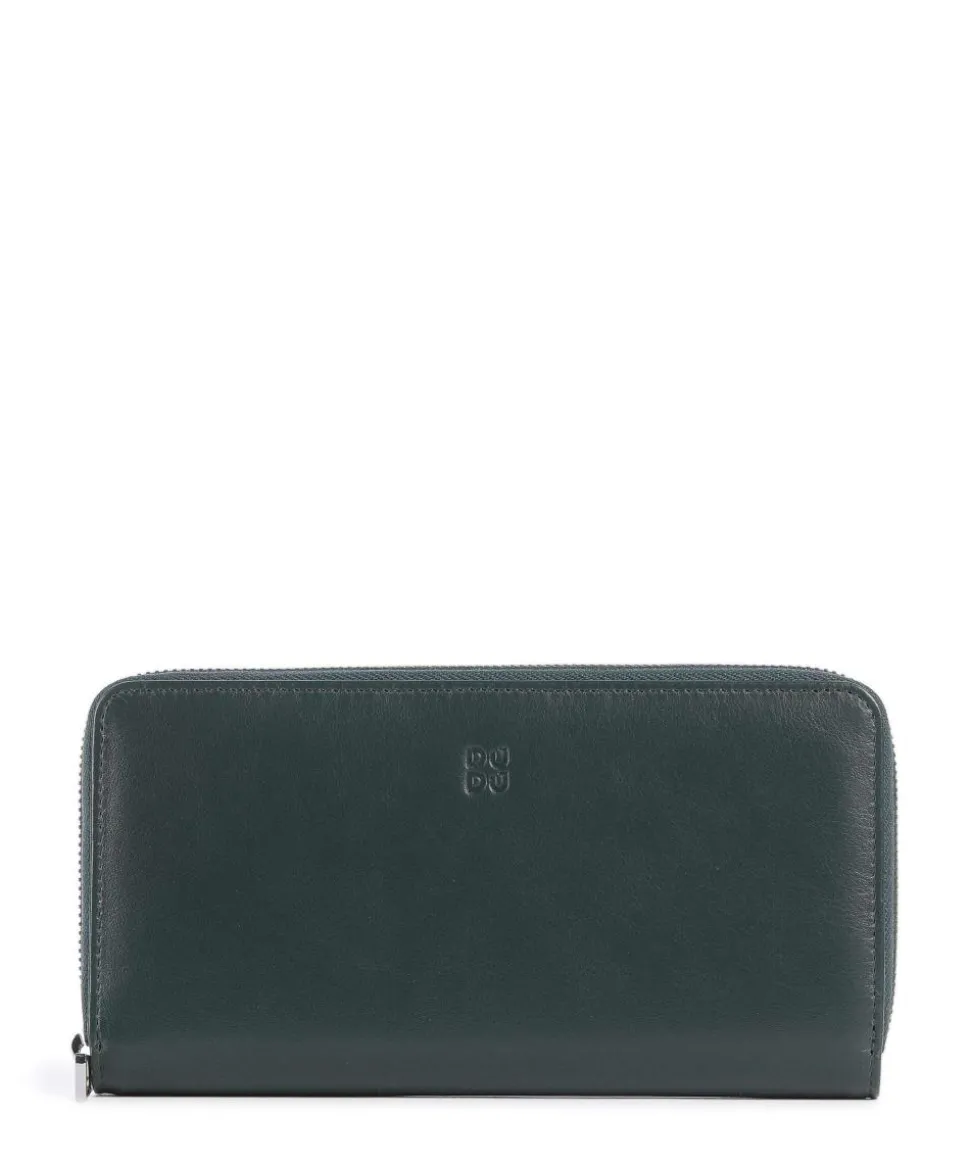 Ustica RFID Geldbörse fein genarbtes Kalbsleder dunkelgrün