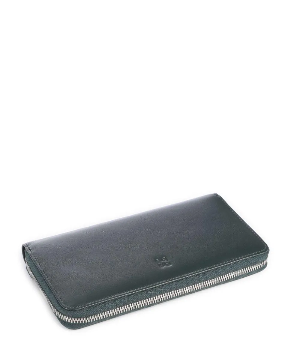 Ustica RFID Geldbörse fein genarbtes Kalbsleder dunkelgrün