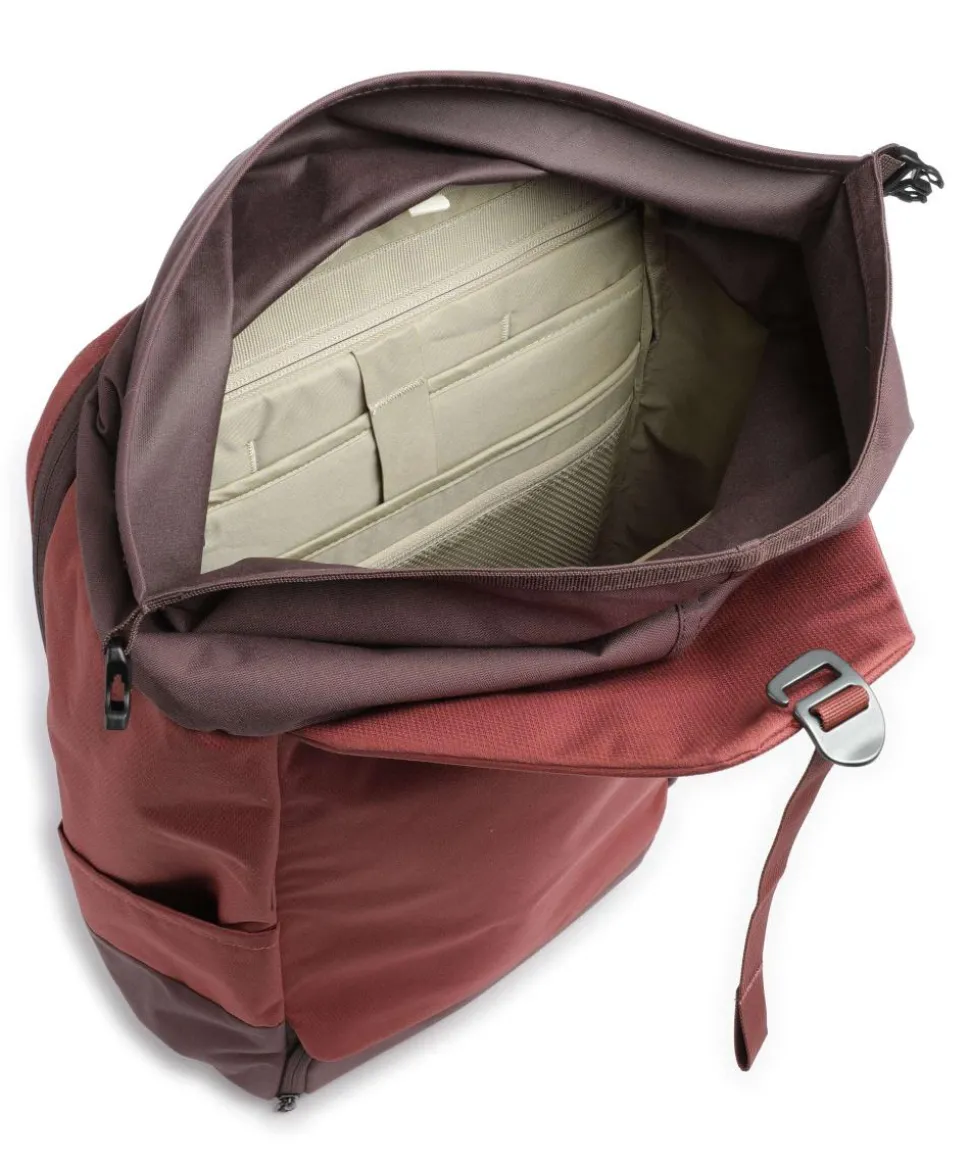 Utilion 30 Wanderrucksack 16″ recyceltes Polyester dunkelrot