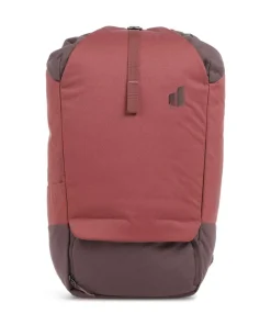 Utilion 34+5 Wanderrucksack 16″ recyceltes Polyester dunkelrot
