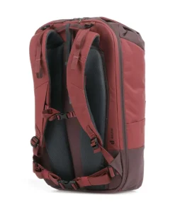 Utilion 34+5 Wanderrucksack 16″ recyceltes Polyester dunkelrot