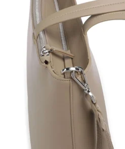 Valda Shopper Lederimitat sand