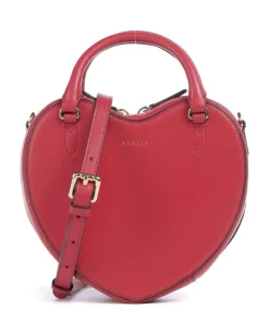 Valentines Umhängetasche fein genarbtes Rindsleder rot