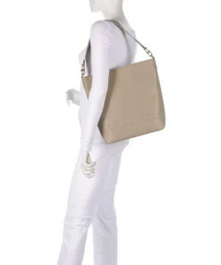 Vanja Beuteltasche Lederimitat sand