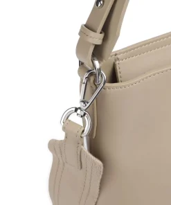 Vanja Beuteltasche Lederimitat sand