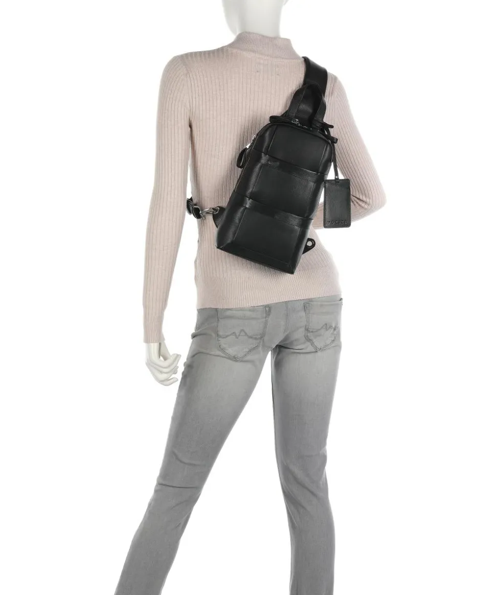 Vantage Slingbag Nappaleder schwarz