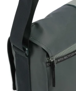 Vanuatu Umhängetasche recyceltes Polyester dunkelgrün