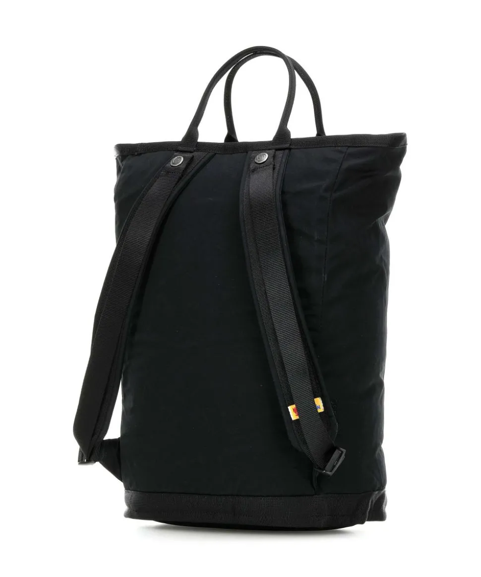 Vardag Rucksack 15″ Bio-Baumwolle, recyceltes Polyester schwarz