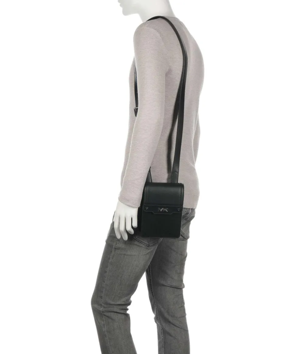 Varick Handytasche fein genarbtes Rindsleder schwarz