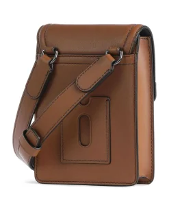 Varick Handytasche fein genarbtes Rindsleder braun